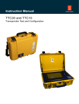 Kongsberg TTC 30 & TTC 10 Transponders test and configuration units User manual
