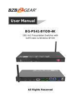 BZB Gear  BG-PS41-BYOD-4K  User manual