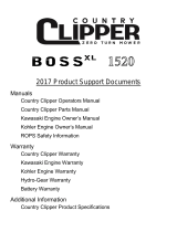 Country Clipper BOSS XL 1520 User manual