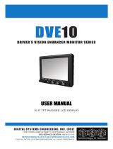 DIGITAL SYSTEMS ENGINEERING Driver's Vision Enhancer Monitor Series User manual