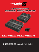 Cerwin-Vega CVPRO PRO Series User manual