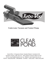 CLEAR POND Turbo-Vac User manual