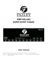 FAZLEY PBP-04 User manual