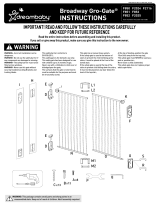 Dreambaby Broadway Gro-Gate Instructions Manual