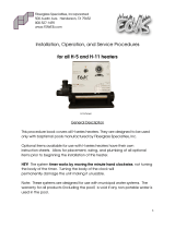 EQAS H-5 Series Installation, Operation & Service Manual