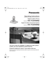 Panasonic KX-TCD445NZ User manual