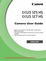 Canon IXUS 125 HS User manual