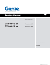 Genie GTH-4013 SX User manual