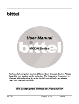 Bittel MODA Series User manual