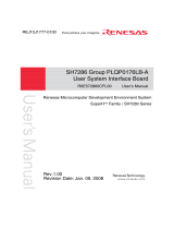 Renesas PLQP0176LB-A User manual