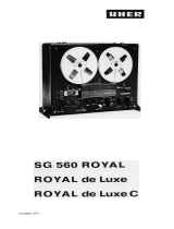 uher SG 560 Royal User manual