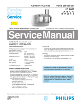 Philips hr 7633 User manual
