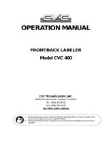 CVC CVC 400 Operating instructions