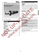 Krom Schroder UVS 5 Operating Instructions Manual
