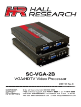 Hall Technologies SC-VGA-2B Owner's manual
