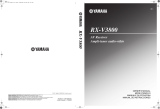 Yamaha RX-V3800 - AV Receiver Owner's manual