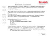 Barksdale UDS7-BX Supplemental Programming Instructions