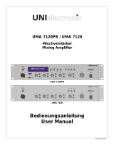 UNIELECTRONIC UMA 7120 User manual