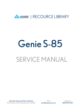Genie Industries S-85 User manual