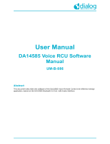 Dialog Semiconductor SmartBond DA14585 User manual