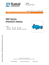 Tuthill SDV-1500 User manual