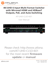 Atlona AT-UHD-CLSO-601 Owner's manual