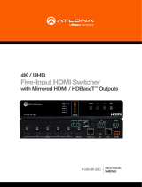 Atlona AT-UHD-SW-52ED Owner's manual