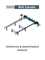 Spida Wall Extruder Operation & Maintenance Manual