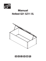 G21 Hotbed G21 GZ11 XL User manual