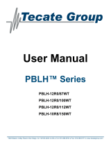 Tecate PBLH Series User manual