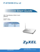ZyXEL CommunicationsP-870HW-51A V2