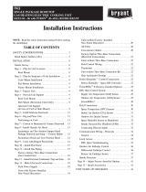 Bryant 582J 05 Series Installation Instructions Manual