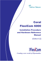 Tadiran Telecom Coral FlexiCom 6000 Installation Procedure And Hardware Reference Manual