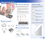 Epson PowerLite 82c Quick Setup Manual