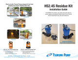 TSURUMI PUMP HS2.4S Residue Kit Installation guide