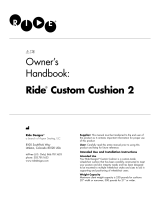 Ride Custom Cushion 2 Owner's Handbook Manual