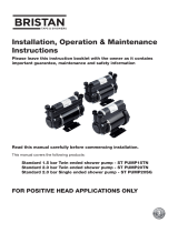 Bristan ST PUMP20TN Installation, Operation & Maintenance Instructions Manual