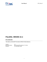 FlexDSL ORION 2 User manual