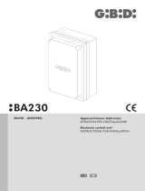 GBD BA230 Instructions For Installation Manual
