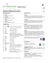 Symmons Identity S-6701 Installation guide