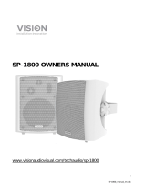 Vision SP-1800 Owner's manual