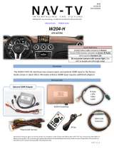 NAV-TV W204-H User manual