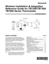 Honeywell TB7300 Series Wireless Installation & Integration Reference Manual