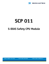 SIGMATEK S-DIAS SCP 111 User manual