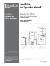 Donaldson Torit Unimaster UMA 750 Operating instructions