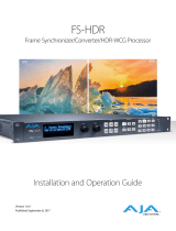 AJA FS-HDR Operating instructions