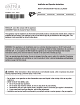 Astria Blaze&Glow18EN Installation And Operation Instructions Manual