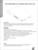Foxun SX-MX88-3DCAT Quick start guide
