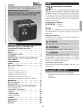 Krom Schroder FCU 500 Operating Instructions Manual