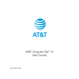 AT&T Cingular Flip IV User manual